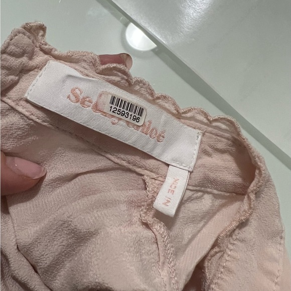 FLAWED See by Chloe Pink High Neck Dress Size 36 FR / 4 US $525 - Picture 6 of 6